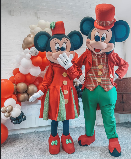 Christmas Mickey and Minnie