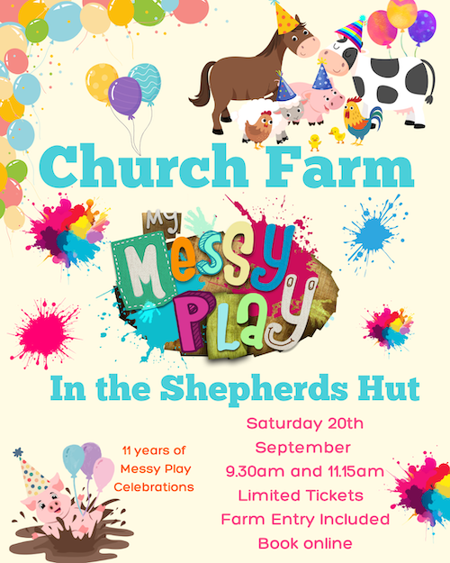 Messy Play in the Shepherds Hut